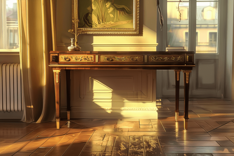 Table-bureau d'après un modèle de Riesener, époque Napoléon III